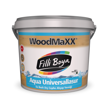 Filli Boya Woodmaxx Aqua Universallasur Su Bazlı Dış Cephe Ahşap Verniği 2,5 Lt