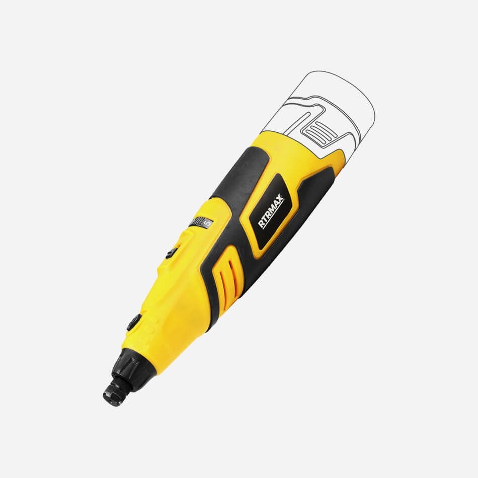 Rtrmax Rtx1234B Akülü Mini Kalıpçı Taşlama 12V  *Aküsüz* X-Lion