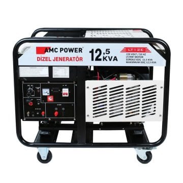AmcPower LT12E Dizel Jeneratör 12.5 Kva (Marşlı, Monofaze)