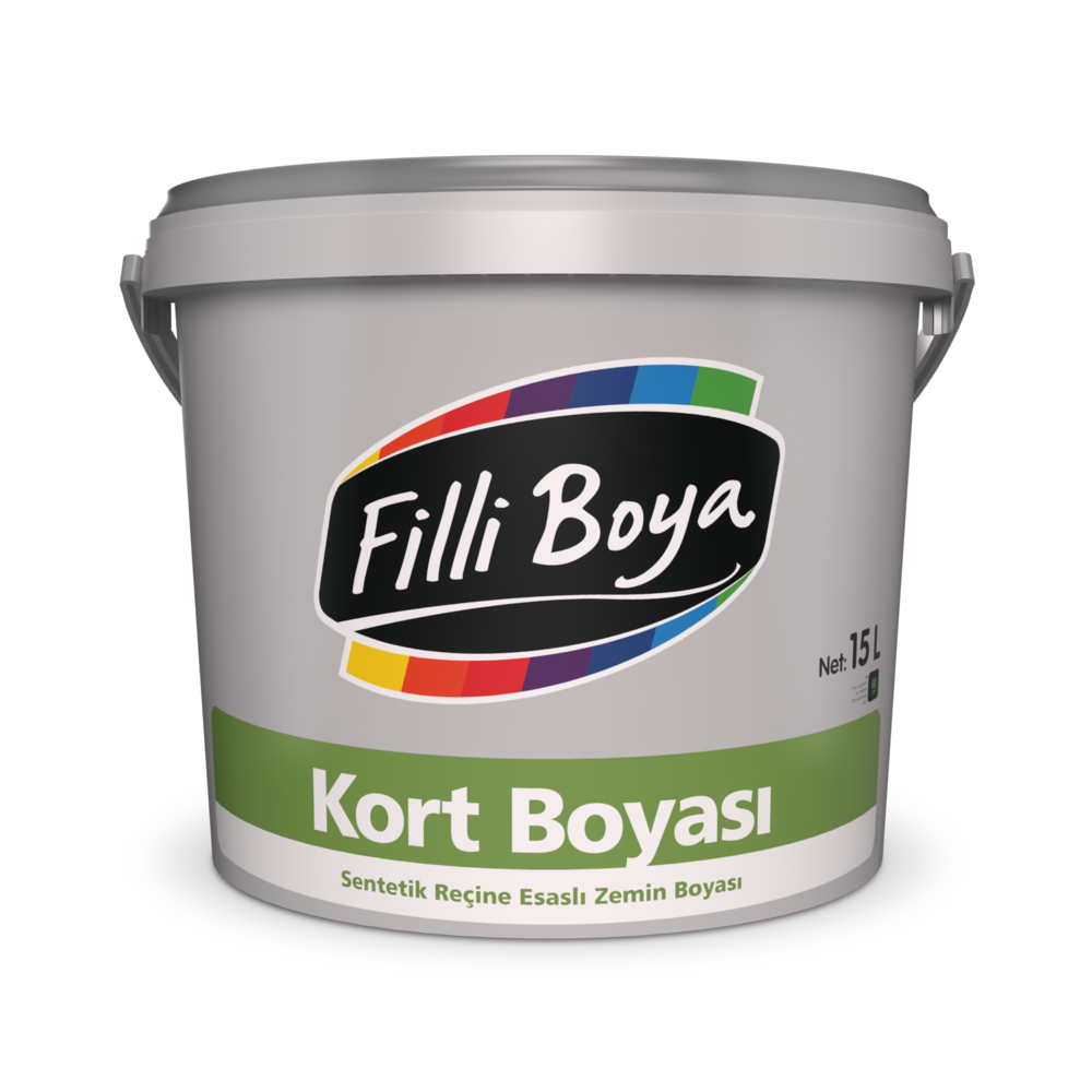 Filli Boya Kort Boyası Su Bazlı Kort ve Zemin Boyası 25 Kg