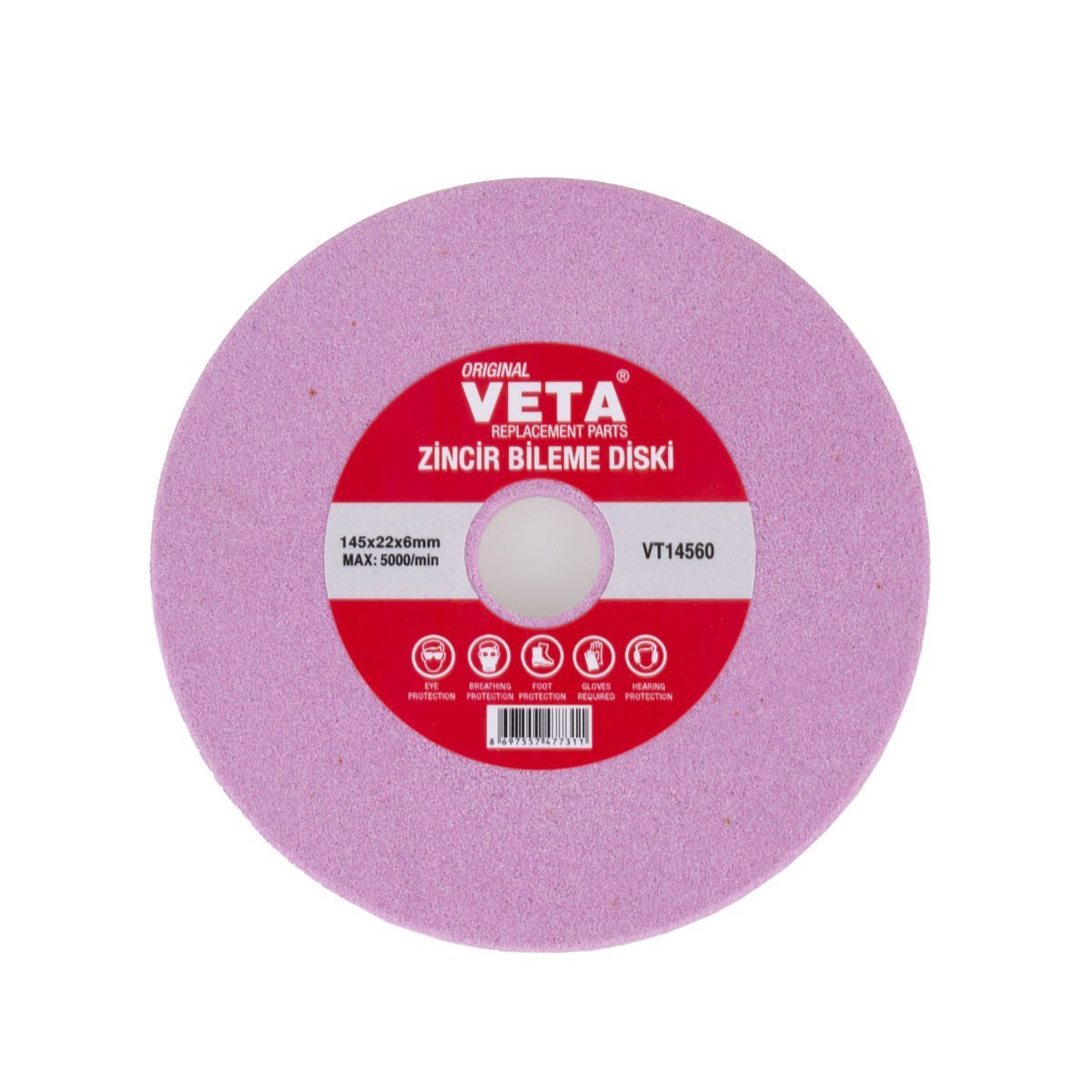 Veta VT14560 Zincir Bileme Diski 145X22X6Mm Dip-Tepe