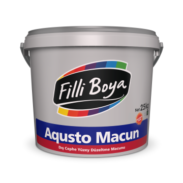 Filli Boya Aqusto Macun Dış Cephe Yüzey Düzeltme Macunu 25 Kg