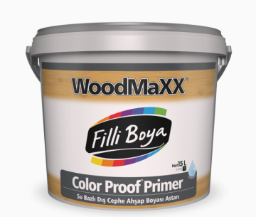 Filli Boya Woodmaxx Color Proof Primer Su Bazlı Dış Cephe Ahşap Boya Astarı 15 Lt