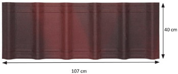 Onduvilla Çatı Kaplama Sistemi 3,12 m² (Paket)