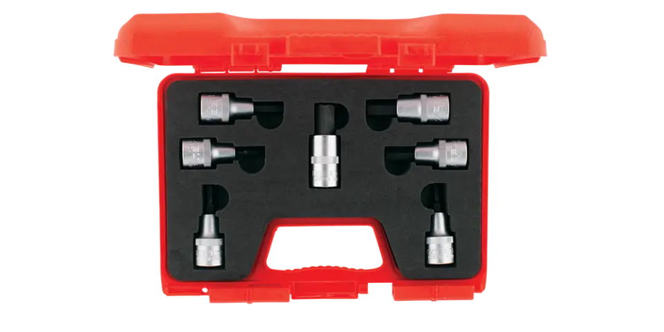 İzeltaş  1/2'' Lokmalı Allen Uç Takımı (60Mm - 7 Parça) (1113001107)