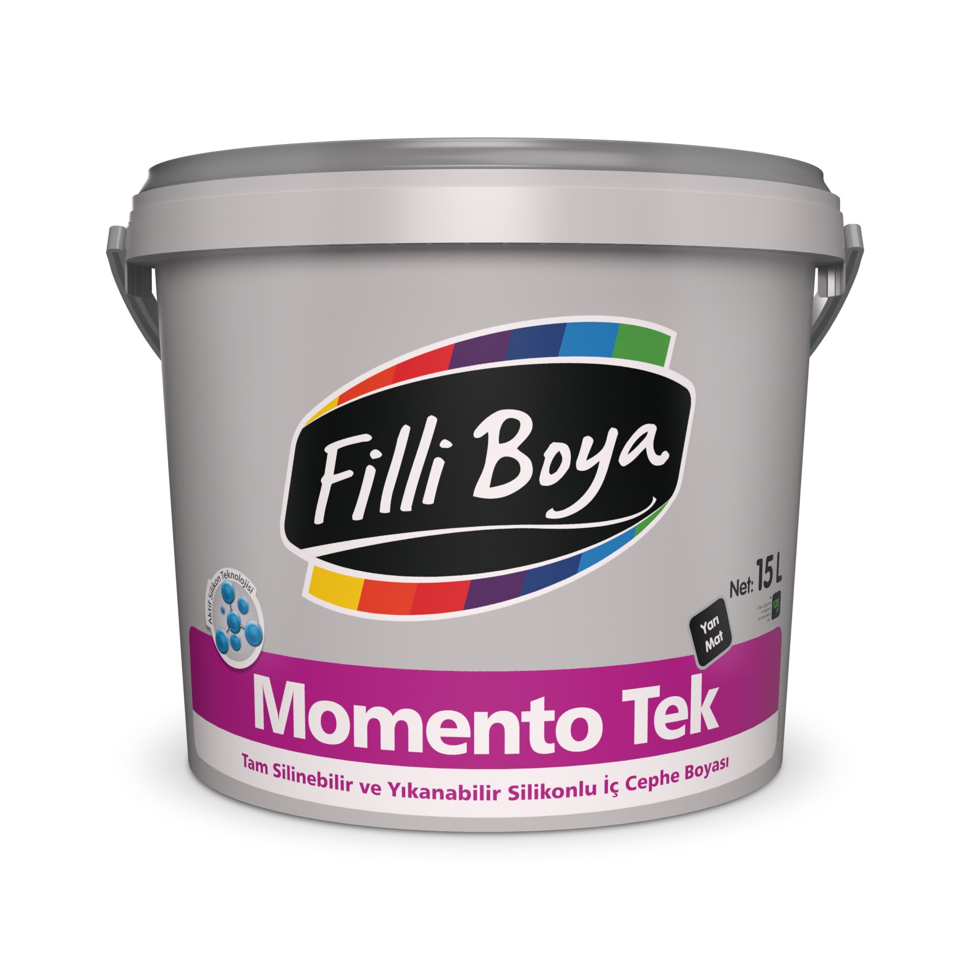 Filli Boya Momento Tek Silikonlu Yarı Mat İç Cephe Boyası 2,5 Lt