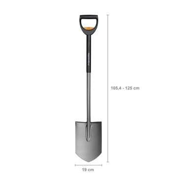 Fiskars 1066732 SmartFit Teleskopik Sivri Uçlu Bahçe Küreği