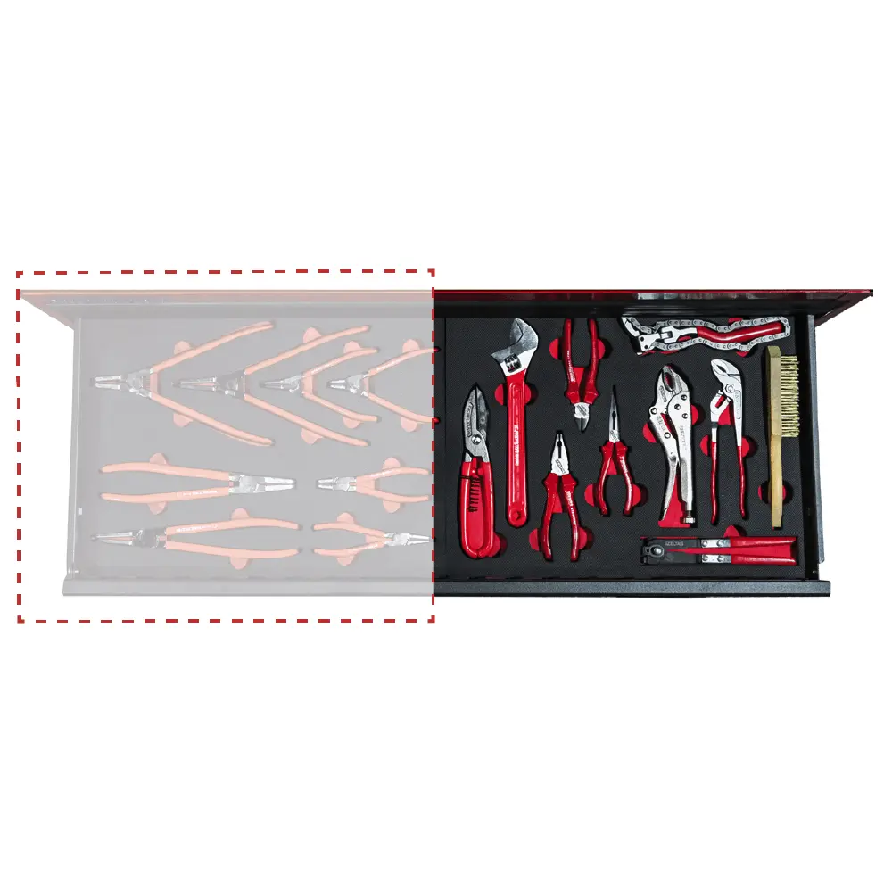 İzeltaş  Grand Master Takım Dolabı 3.Çekmece Sağ 10 Parça (13000005593)