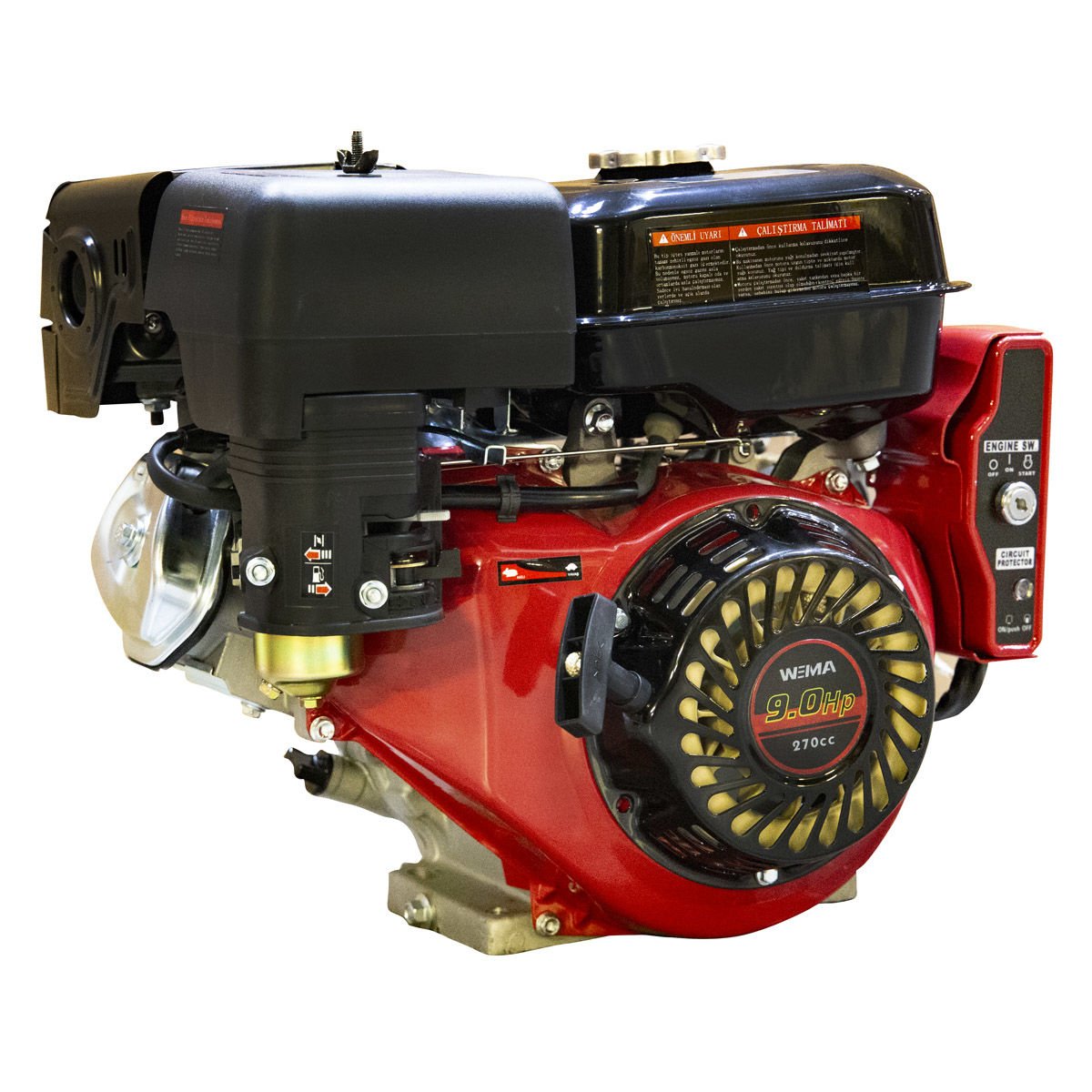 Weima WM177FE-Q Benzinli Motor 9Hp Kamalı Tip Marşlı