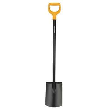 Fiskars 1066717 Solid Yuvarlak Uçlu Çok Amaçlı Kürek