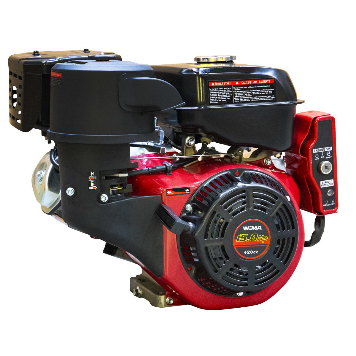 Weima WM190FE-2/P Benzinli Motor 15Hp Kamalı Tip Marşlı