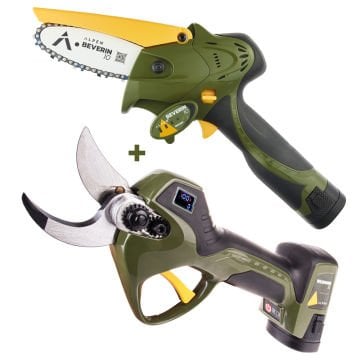 Alpen WILDHORN 32 Budama Makası + BEVERIN 10 Akülü Budama Testeresi