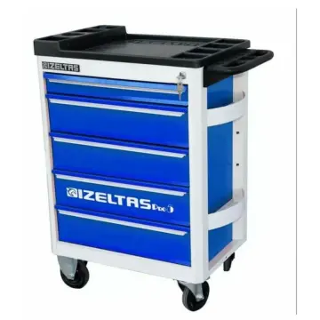 İzeltaş  Pro Serisi Takım Dolab  5 Çekmeceli Gri Gövde - Mavi Çekmece (8241322005)