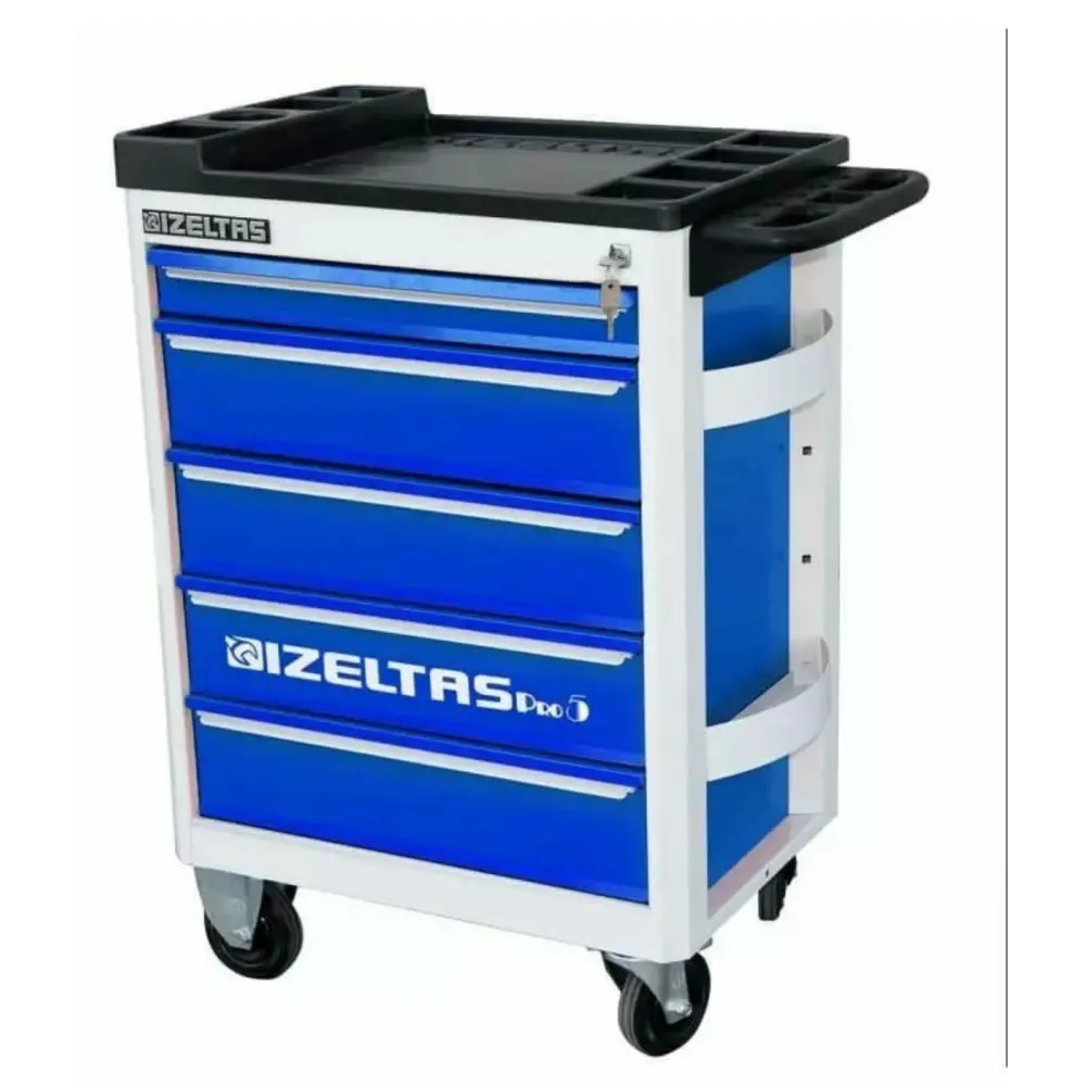 İzeltaş  Pro Serisi Takım Dolab  6 Çekmeceli Gri Gövde - Mavi Çekmece  (8241322006)