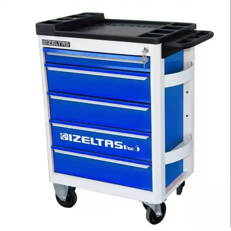 İzeltaş  Pro Serisi Takım Dolab  7 Çekmeceli Gri Gövde - Mavi Çekmece (8241322007)