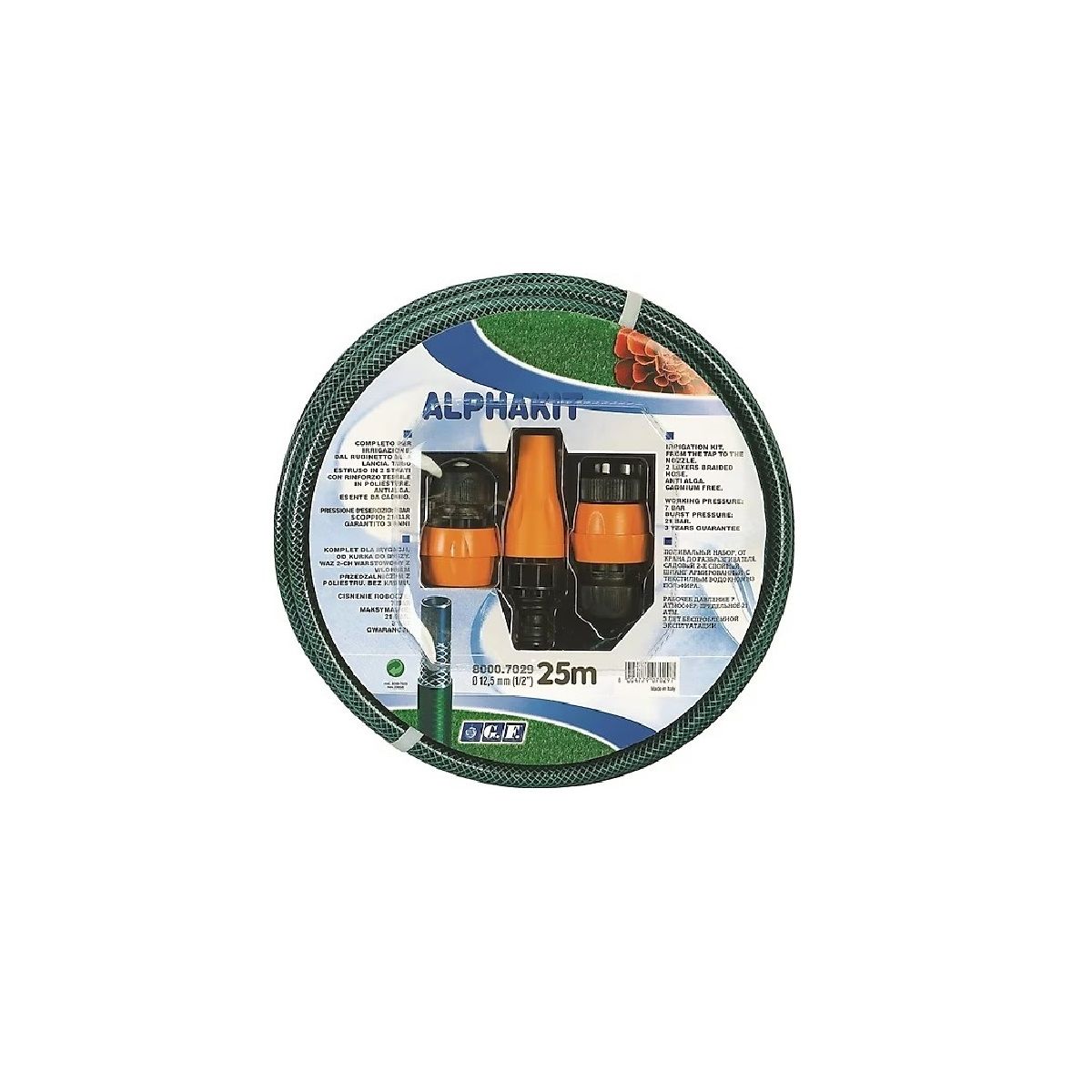 Gf 8000-7029 Hortum Alpha 1/2'' 25M Adaptör Kitli