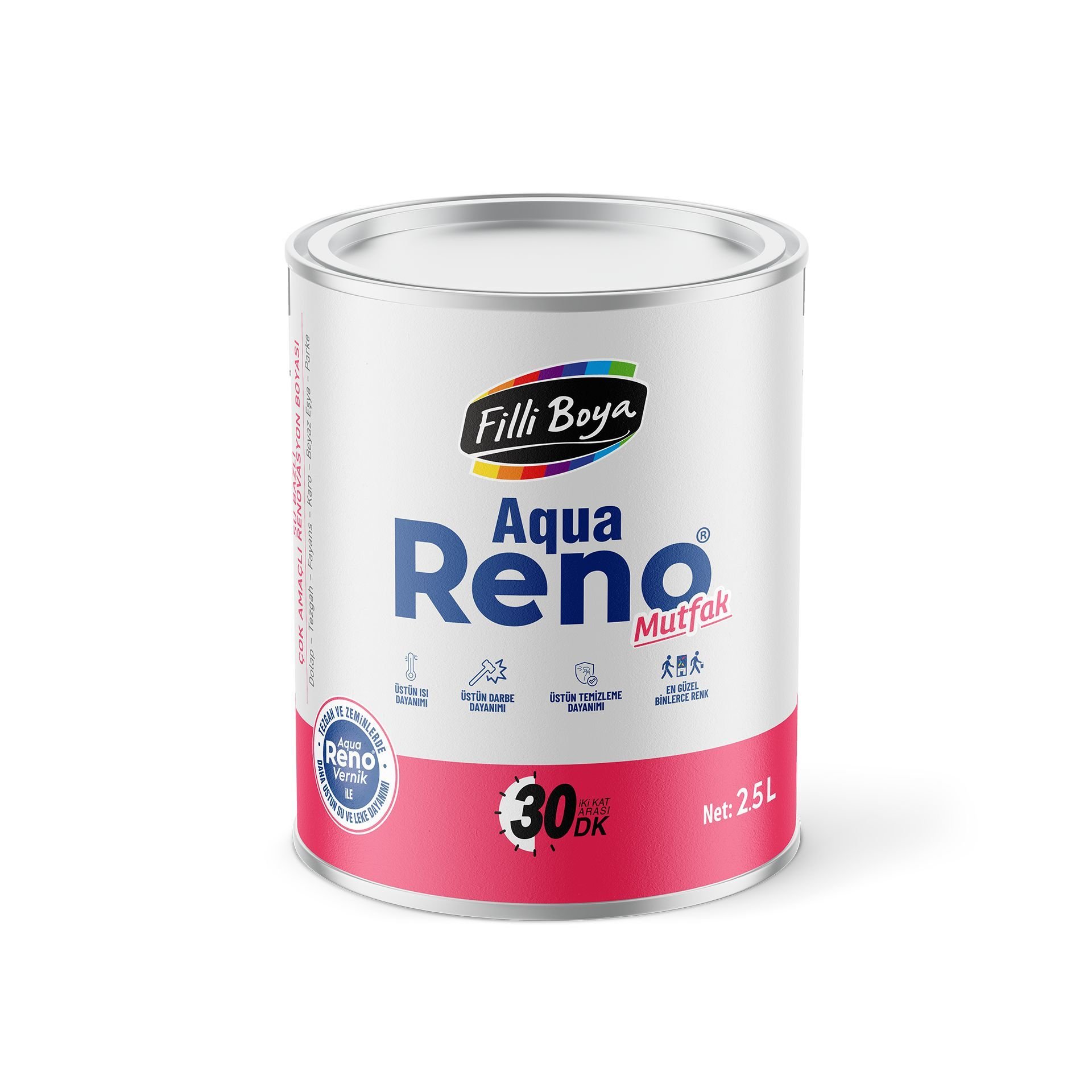 Filli Boya Aqua Reno Mutfak Dönüşüm Yenileme Boyası 2,5 Lt