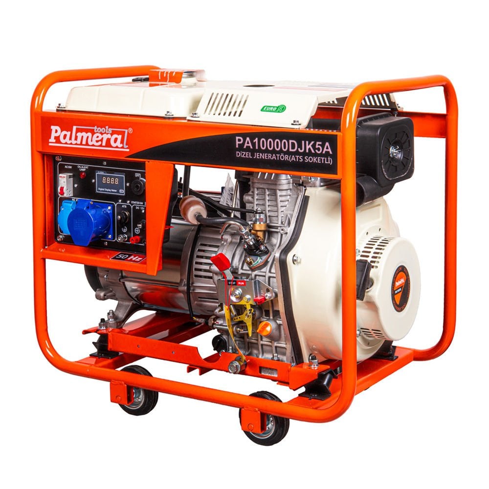 Palmera PA10000DJK5A Dizel Jeneratör 9,3 kVA (Marşlı, Monofaze)