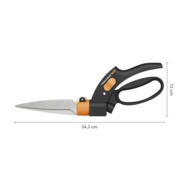 Fiskars 1000589 GS42 Servo-System Çim Makası