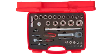 İzeltaş  1/4'' - 1/2'' Altı Köşe Lokma Anahtar Takımı 35 Parça  (1113001038)