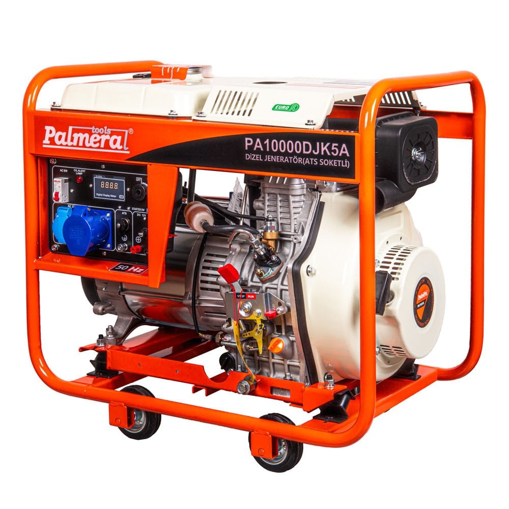 Palmera PA10000DJK5A3 Dizel Jeneratör 9,3kVA (Marşlı, Trifaze)