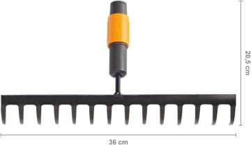 Fiskars 1000653 QuikFit Toprak Tırmığı 14 Diş