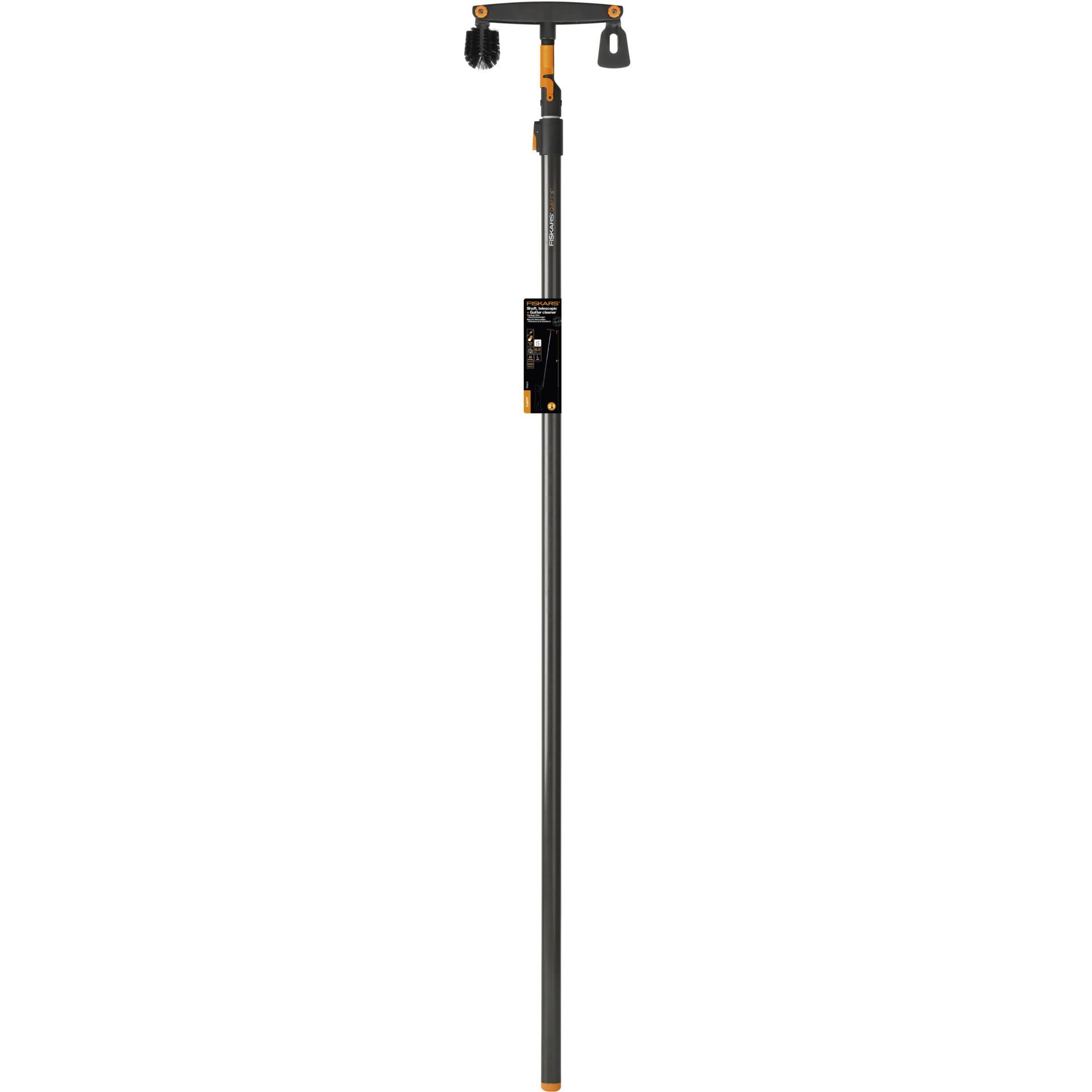 Fiskars 1001425 QuikFit Oluk Temizleyici + Teleskopik Sap L