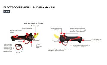 İnfaco F3015 Akülü Budama Makası