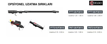 İnfaco P7T120 Teleskopik Uzatma Borusu (F3010 Uyumlu)