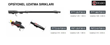 İnfaco P7T180 Teleskopik Uzatma Borusu (F3010 Uyumlu)