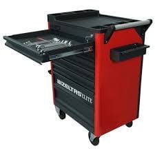 İzeltaş  Elıte Seri Takım Dolabı 7 Çekmece Kırmızı Siyah (Dolu 139) (13000005572)