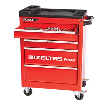 İzeltaş  Partner Serisi Takım Dolabı 5 Çekmeceli Kırmızı (8235326005)