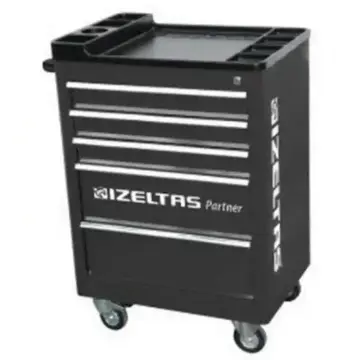 İzeltaş  Partner Serisi Takım Dolabı 5 Çekmeceli Siyah (8235327005)