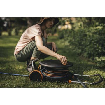 Fiskars 1023644 Hortum Arabası Seti L 1/2”(13mm) 30m