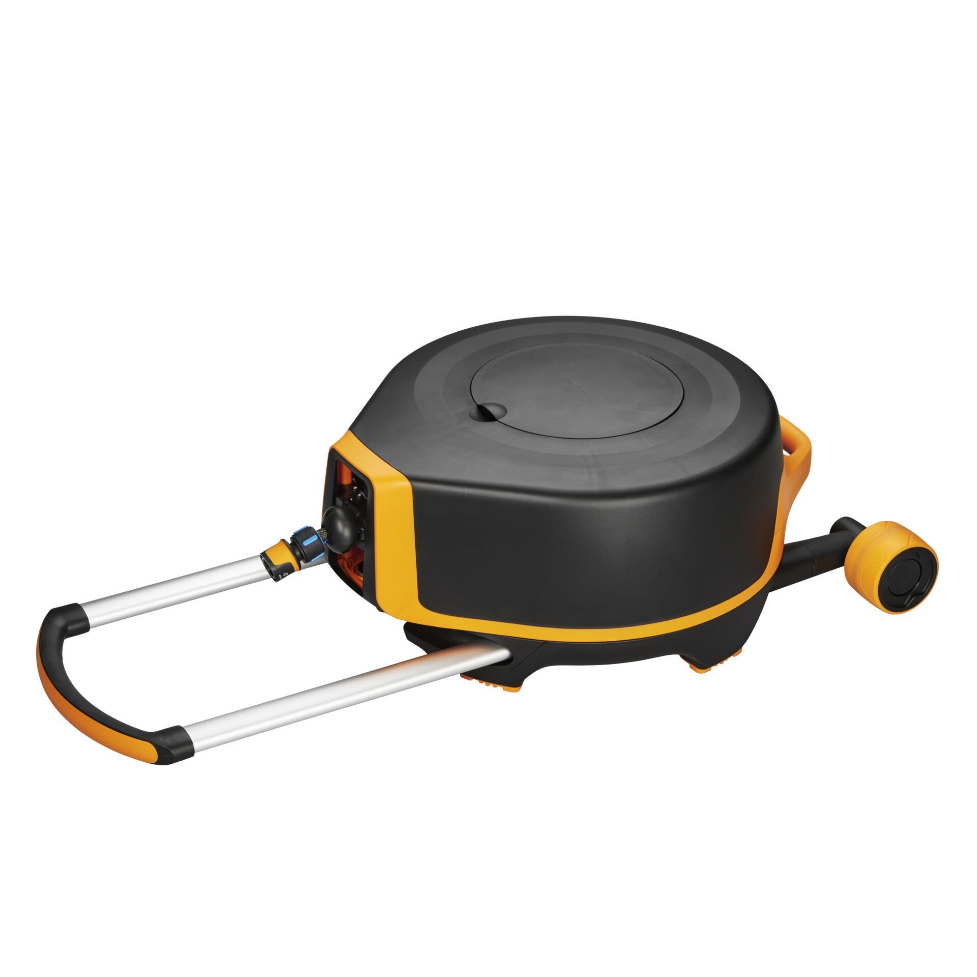 Fiskars 1025933 Tekerlekli Otomatik Hortum Makarası XL 1/2”(13mm) 20m+7m
