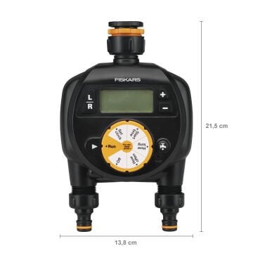 Fiskars 1054792 Sulama Saati Çift Çıkışlı