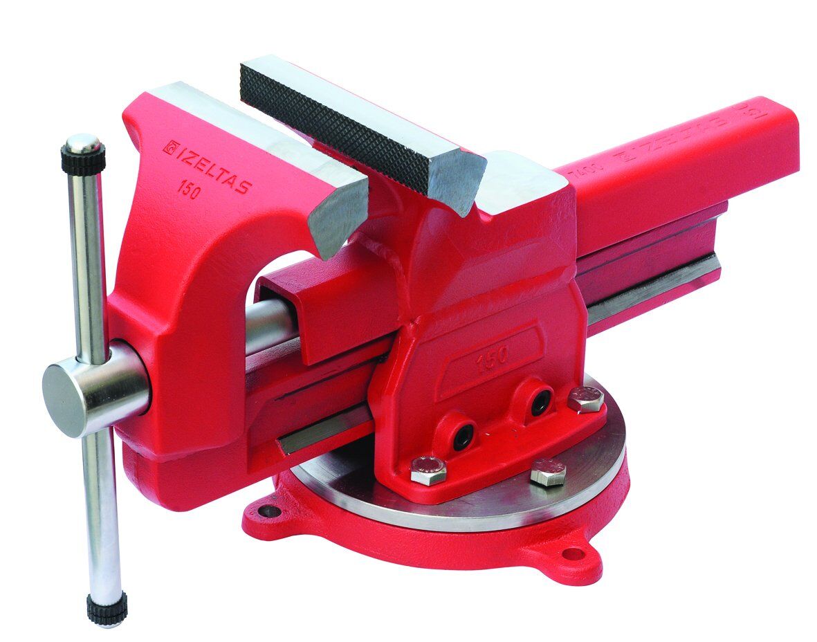 İzeltaş  Dövme Çelik Mengene (Döner Tabla Dahil) 150 Mm (7400000150)