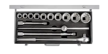 İzeltaş  3/4''' On İki Köşe Lokma Anahtar Takımı 14 Parça (1120006014)