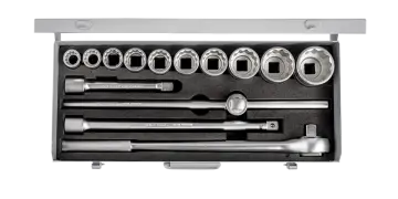 İzeltaş  3/4'' On İki Köşe Lokma Anahtar Takımı 14 Parça Sae (1419006114)