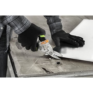 Fiskars 1027208 PowerGear Metal Levha Sac Kesme Makası Sağ Kesim