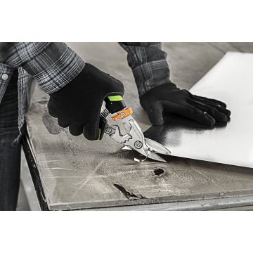 Fiskars 1027208 PowerGear Metal Levha Sac Kesme Makası Sağ Kesim