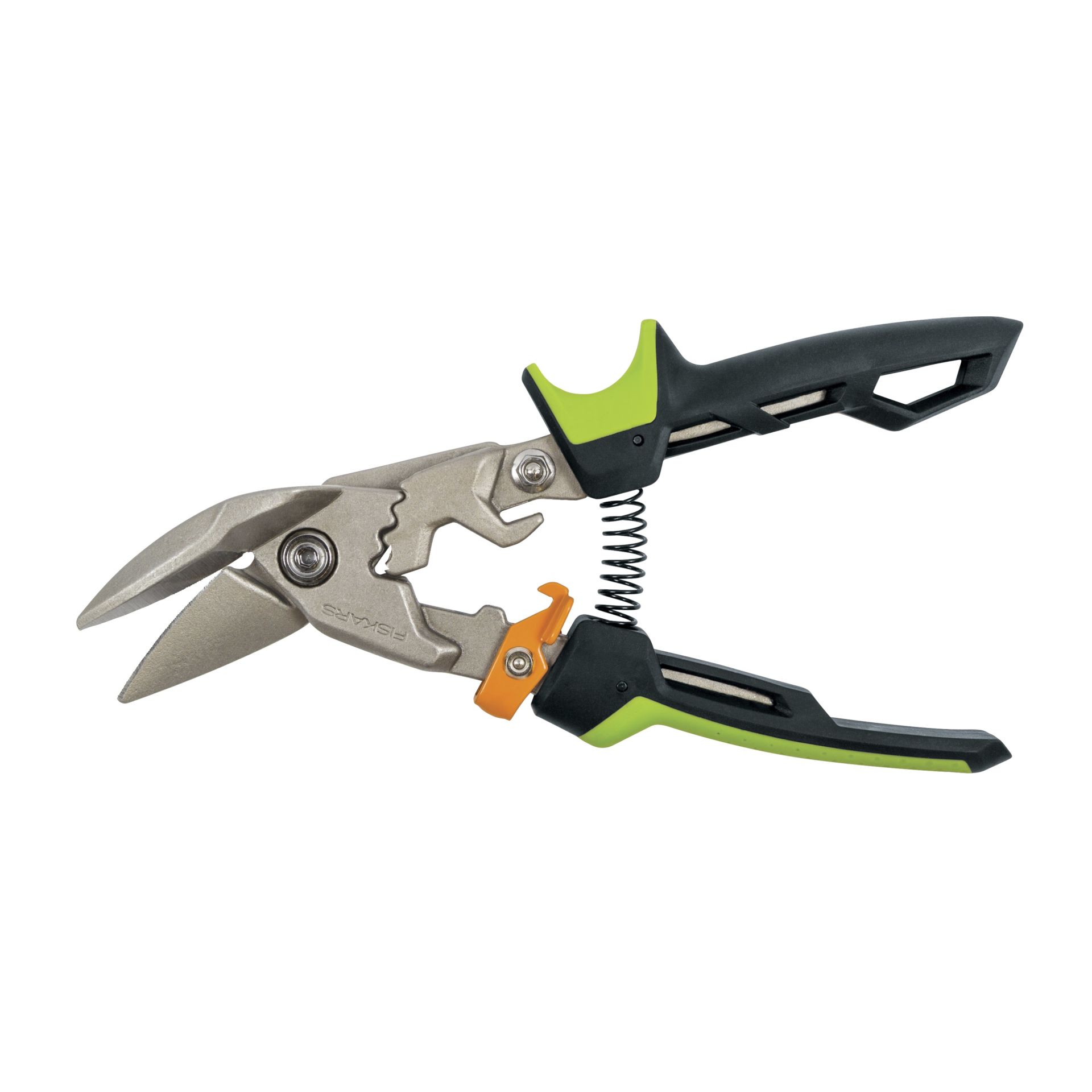 Fiskars 1027210 PowerGear Metal Levha Sac Kesme Makası Offset Sağ Kesim