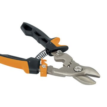 Fiskars 1027212 PowerGear Metal Levha Sac Kesme Makası Kısa Kesim (Bulldog)