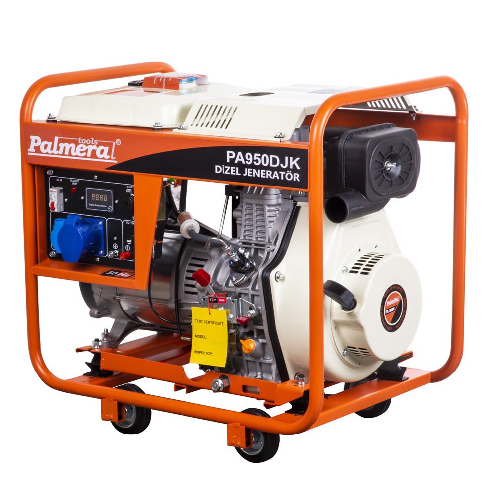 Palmera PA950DJK5 Dizel Marşlı Jeneratör 8,1 Kva (Marşlı, Monofaze)