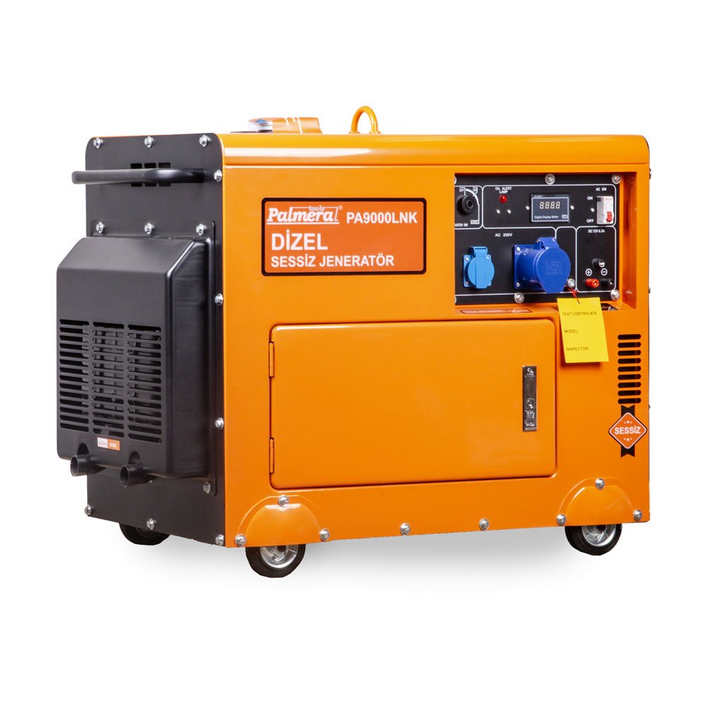 Palmera PA9000LNK Dizel Jeneratör 8,1 kVA (Marşlı, Monofaze)