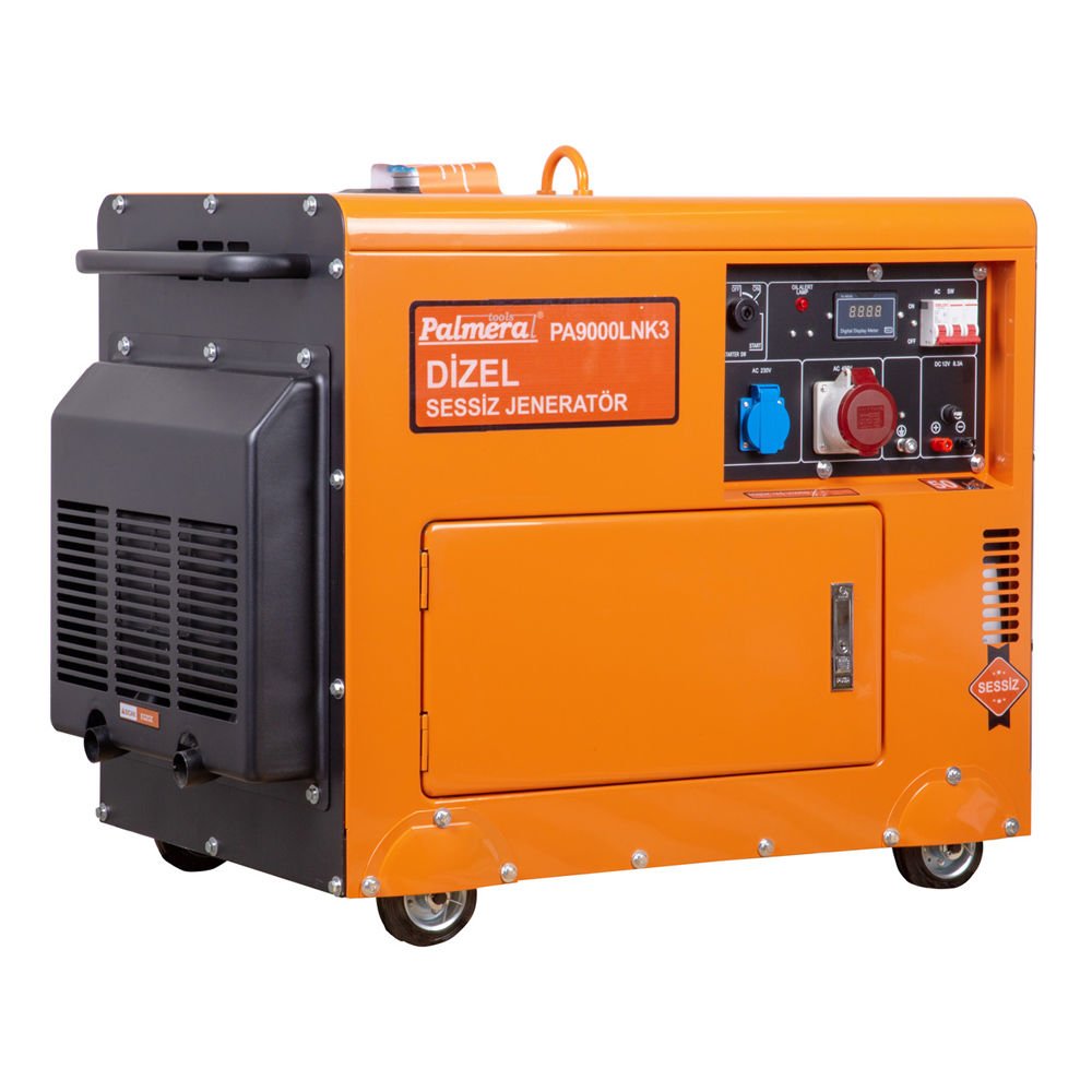 Palmera PA9000LNK3 Dizel Jeneratör 8,1 kVA (Marşlı, Trifaze)