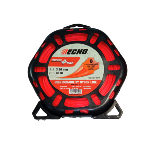Echo Tırpan Misinası CrossFire 3.3mm 46 Mt Sekiz Köşe Turuncu