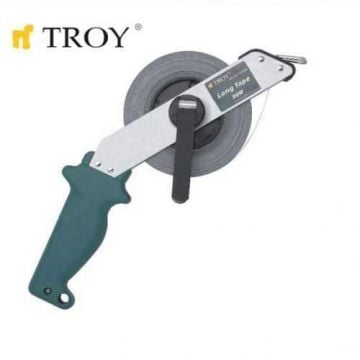 TROY 23153 İskandil Çelik Metre  (30m, 13×0.18mm)