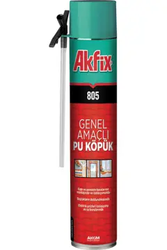 Akfix 805 Poliüretan PU Köpük Pipetli 750 Ml