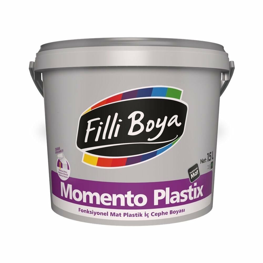 Filli Boya Momento Plastix Fonksyonel Mat Plastik İç Cephe Boyası 15 Lt